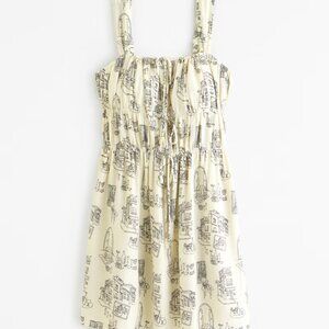 Abercrombie & Fitch Tie-Front Mini Dress XXS Petite